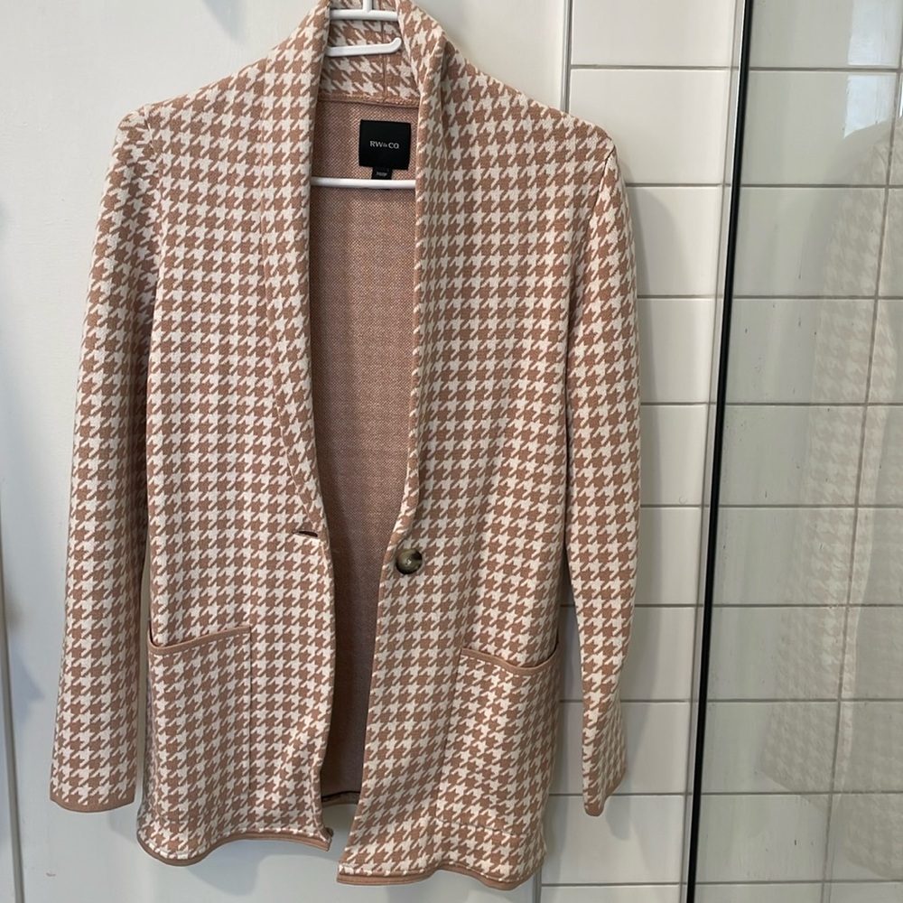 Houndstooth Coatigan